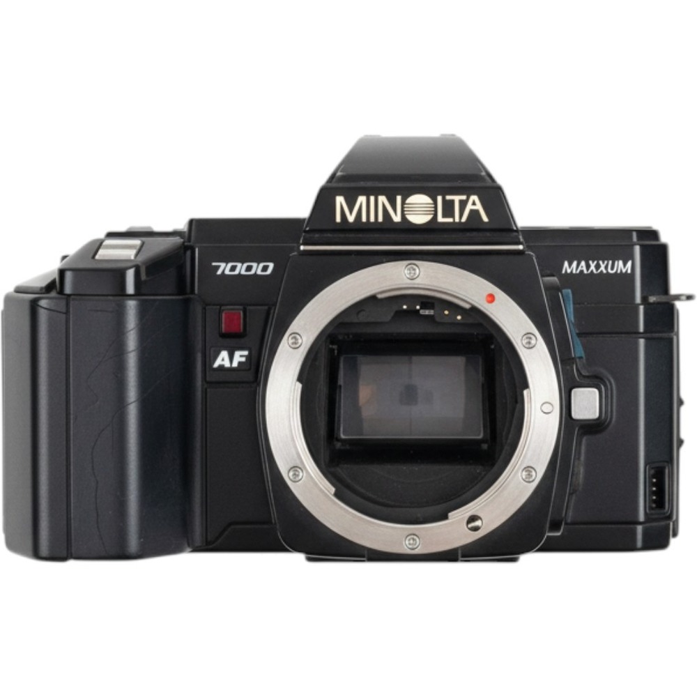 Minolta Maxxum 7000 AF 35mm SLR Film Camera Body with Data Back 70 Black